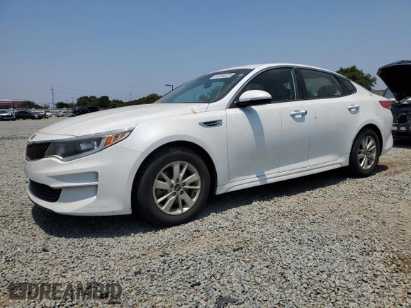 2016 Kia Optima LX with VIN 5XXGT4L32GG050037, listed as a Copart auction lot 64854025 with 130,438 mi miles and Clean title. Bid and sale history available at DreamBid. Image 1.