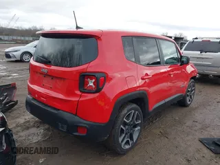 2020 Jeep Renegade Sport with VIN ZACNJAAB3LPL75076, listed as a IAAI auction lot 41213730 with 34,672 mi miles and . Bid and sale history available at carsss.com. Image 4.