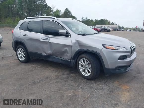 2018 Jeep Cherokee Latitude Plus with VIN 1C4PJLLB2JD543032, listed as a IAAI auction lot 41822368 with 114,145 mi miles. Bid and sale history available at carsss.com. Image 1.