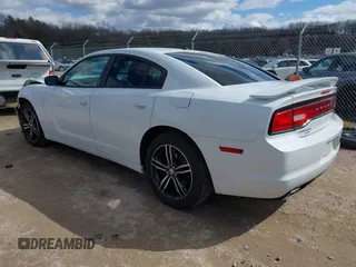 2014 Dodge Charger SXT with VIN 2C3CDXJG9EH255078, listed as a IAAI auction lot 41880363 with 124,864 mi miles. Bid and sale history available at carsss.com. Image 3.