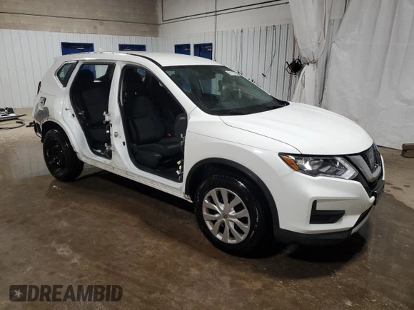 2017 Nissan Rogue SV with VIN KNMAT2MV3HP575466, listed as a Copart auction lot 51775755 with 133,224 mi miles and Salvage Title. Bid and sale history available at carsss.com. Image 4.