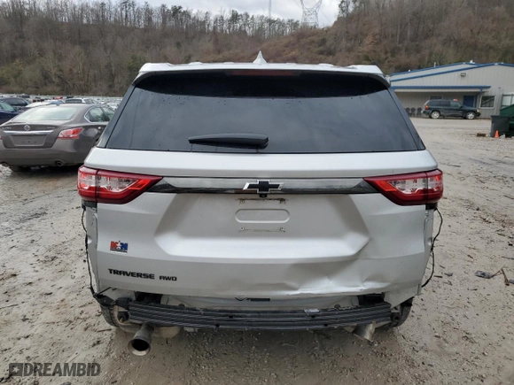 2021 Chevrolet Traverse LS with VIN 1GNEVFKW9MJ259024, listed as a Copart auction lot 86988534 with 116,679 mi miles and Salvage Title. Bid and sale history available at carsss.com. Image 6.