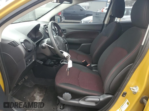 2023 Mitsubishi Mirage Black Edition с VIN ML32AWHJ7PH003272, выставлен на аукционе Copart как лот 52602675 с пробегом 26 712 миль миль и Списание • Salvage title. История ставок и продаж доступна на DreamBid. Изображение 7.