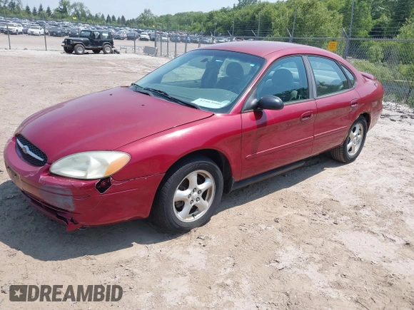 2003 Ford Taurus SE Standard with VIN 1FAFP53UX3G124702, listed as a IAAI auction lot 42463606 with 129,874 mi miles and . Bid and sale history available at DreamBid. Image 2.