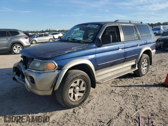 2001 Mitsubishi Montero Sport XLS with VIN JA4LS31H41P046771, listed as a Copart auction lot 82642284 with 178,969 mi miles and Salvage Title. Bid and sale history available at carsss.com. Image 1.