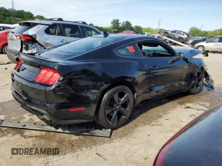 2021 Ford Mustang EcoBoost with VIN 1FA6P8TH4M5103605, listed as a Copart auction lot 58730594 with 63,996 mi miles and Salvage Title. Bid and sale history available at carsss.com. Image 3.