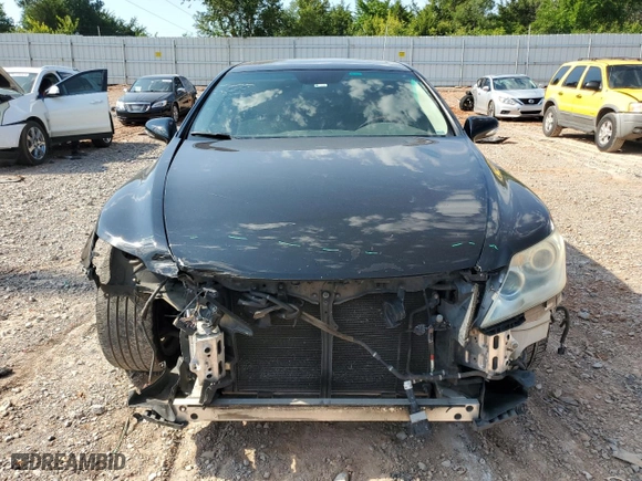 2012 Lexus LS 460 with VIN JTHCL5EFXC5013326, listed as a Copart auction lot 61929324 with 176,877 mi miles and Salvage Title. Bid and sale history available at carsss.com. Image 5.