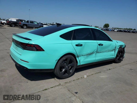 2023 Honda Accord Sport-L with VIN 1HGCY2F74PA024667, listed as a Copart auction lot 55311745 with Not provided miles and Salvage title. Bid and sale history available at DreamBid. Image 3.