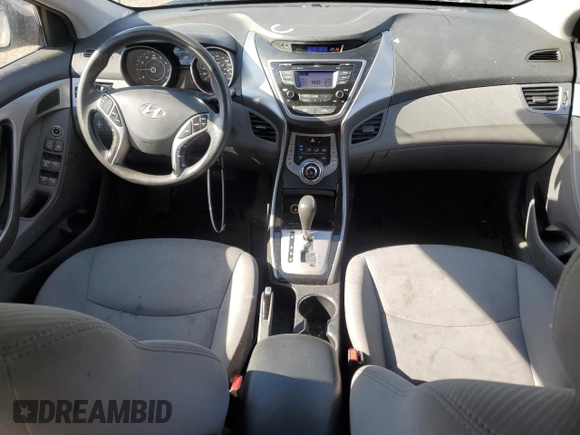 2013 Hyundai Elantra GLS z VIN 5NPDH4AE3DH433316, wystawiony jako Copart lot #58578135 z przebiegiem 243 028 mil mil oraz Szkody całkowita. Historia ofert i sprzedaży dostępna na DreamBid. Obrazek 8.