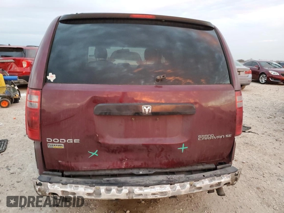 2009 Dodge Grand Caravan SE with VIN 2D8HN44E19R506202, listed as a Copart auction lot 47231365 with 225,038 mi miles and Salvage title. Bid and sale history available at DreamBid. Image 6.