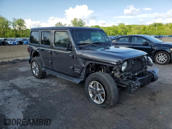 2022 Jeep Wrangler Unlimited Sahara z VIN 1C4HJXEN0NW110192, wystawiony jako Copart lot #57206625 z przebiegiem 32 964 mil mil oraz Szkoda całkowita • Salvage title. Historia ofert i sprzedaży dostępna na DreamBid. Obrazek 4.