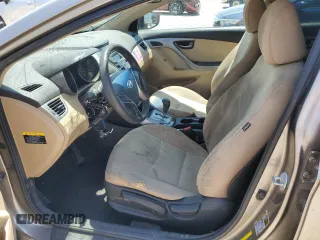 2013 Hyundai Elantra GLS with VIN 5NPDH4AE4DH451758, listed as a Copart auction lot 60124935 with 164,784 mi miles and Salvage title. Bid and sale history available at DreamBid. Image 7.