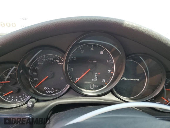 2013 Porsche Panamera с VIN WP0AA2A75DL016661, выставлен на аукционе Copart как лот 48977385 с пробегом 55 914 миль миль и Списание • Salvage title. История ставок и продаж доступна на DreamBid. Изображение 9.