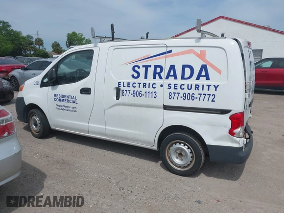 2019 Nissan NV200 SV with VIN 3N6CM0KN1KK703092, listed as a IAAI auction lot 41875977 with 106,708 mi miles and . Bid and sale history available at DreamBid. Image 14.