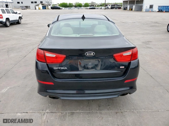 2015 Kia Optima LX with VIN 5XXGM4A7XFG401777, listed as a Copart auction lot 51649725 with 133,512 mi miles and Salvage Title. Bid and sale history available at carsss.com. Image 6.