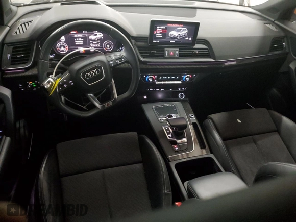 2018 Audi SQ5 Prestige with VIN WA1C4AFY6J2126545, listed as a Copart auction lot 62265185 with 78,396 mi miles and Salvage title. Bid and sale history available at DreamBid. Image 8.