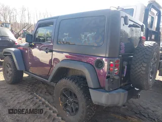2017 Jeep Wrangler Sport with VIN 1C4AJWAG7HL571463, listed as a IAAI auction lot 41633259 with 130,406 mi miles and . Bid and sale history available at DreamBid. Image 3.