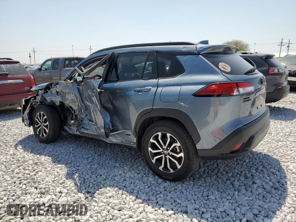 2023 Toyota Corolla Cross Hybrid S with VIN 7MUFBABG2PV008375, listed as a Copart auction lot 50163755 with Not provided miles and Salvage title. Bid and sale history available at DreamBid. Image 2.