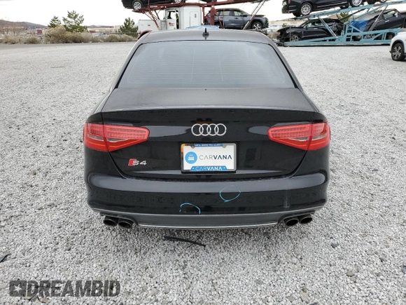 2015 Audi S4 Premium Plus with VIN WAUBGAFLXFA080564, listed as a Copart auction lot 81316934 with 73,184 mi miles and Salvage Title. Bid and sale history available at carsss.com. Image 6.
