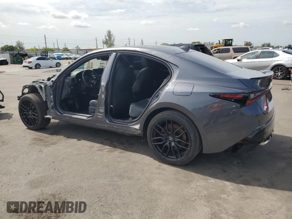 2023 Lexus IS 500 F Sport Performance z VIN JTHAP1D20P5002151, wystawiony jako Copart lot #64683715 z przebiegiem Nie podano mil oraz Szkoda całkowita • Salvage title. Historia ofert i sprzedaży dostępna na DreamBid. Obrazek 2.