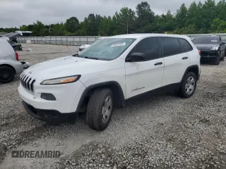 2016 Jeep Cherokee Sport with VIN 1C4PJLAB3GW230202, listed as a Copart auction lot 55849105 with 89,341 mi miles and Salvage title. Bid and sale history available at DreamBid. Image 1.