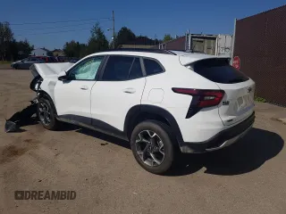 2025 Chevrolet Trax LT with VIN KL77LHE25SC050423, listed as a Copart auction lot 71545744 with 0 mi miles and Non Repairable. Bid and sale history available at carsss.com. Image 2.