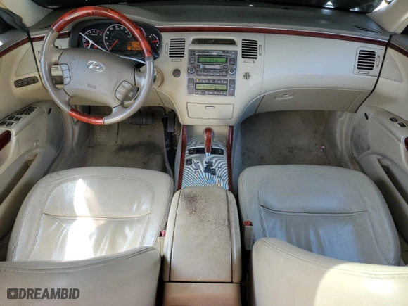 2006 Hyundai Azera SE with VIN KMHFC46F76A091349, listed as a Copart auction lot 52952675 with 140,566 mi miles and Salvage Title. Bid and sale history available at carsss.com. Image 8.