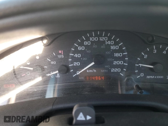 2002 Chevrolet Cavalier with VIN 3G1JC12402S226836, listed as a Copart auction lot 47241015 with 314,964 mi miles and Salvage Title. Bid and sale history available at DreamBid. Image 9.