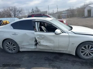 2017 Infiniti Q50 3.0t Premium with VIN JN1EV7AR7HM840457, listed as a IAAI auction lot 41706462 with 98,371 mi miles. Bid and sale history available at carsss.com. Image 6.
