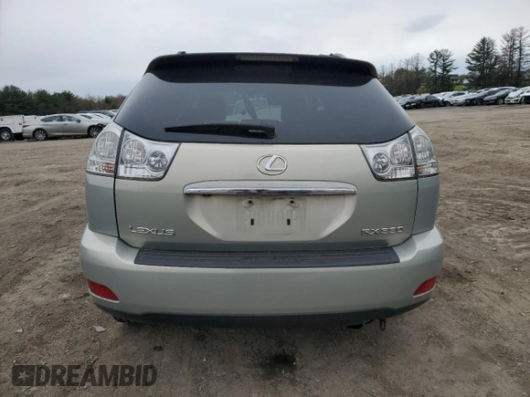 2005 Lexus RX 330 with VIN 2T2HA31U95C050732, listed as a Copart auction lot 52769125 with 0 mi miles and Salvage Title. Bid and sale history available at carsss.com. Image 6.