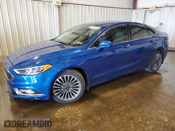 2017 Ford Fusion Titanium z VIN 3FA6P0D99HR162354, wystawiony jako Copart lot #61753395 z przebiegiem 100 678 mil mil oraz Szkoda całkowita • Salvage title. Historia ofert i sprzedaży dostępna na DreamBid. Obrazek 1.