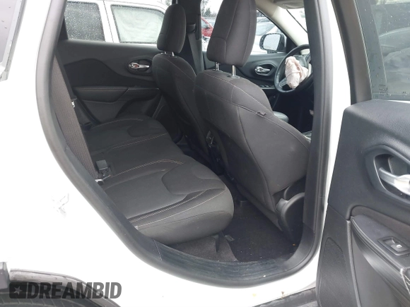 2016 Jeep Cherokee Latitude with VIN 1C4PJMCSXGW214243, listed as a IAAI auction lot 40850362 with 96,240 mi miles and . Bid and sale history available at carsss.com. Image 8.
