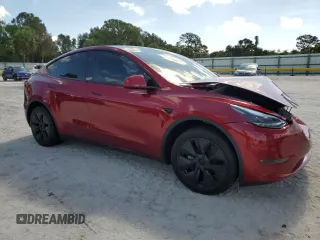 2024 Tesla Model Y Long Range с VIN 7SAYGDEE4RA325145, выставлен на аукционе Copart как лот 61132955 с пробегом 16 659 миль миль и Списание • Salvage title. История ставок и продаж доступна на DreamBid. Изображение 4.