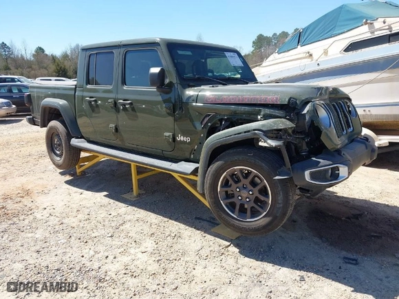 2022 Jeep Gladiator High Altitude with VIN 1C6HJTFG5NL179574, listed as a IAAI auction lot 41685973 with 38,451 mi miles. Bid and sale history available at carsss.com. Image 1.
