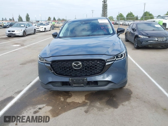 2023 Mazda CX-5 2.5 S Preferred Package with VIN JM3KFBCM0P0255265, listed as a IAAI auction lot 42066175 with 43,213 mi miles. Bid and sale history available at carsss.com. Image 12.