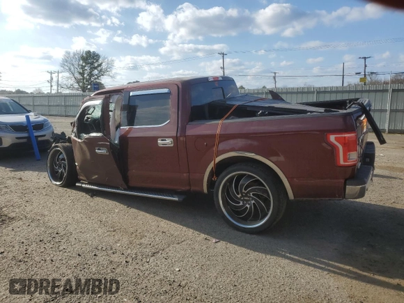 2015 Ford F-150 XL with VIN 1FTEW1CG1FKF02919, listed as a Copart auction lot 43647265 with 0 mi miles and Non Repairable. Bid and sale history available at carsss.com. Image 2.