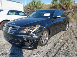 2014 Hyundai Genesis 3.8L with VIN KMHGC4DD6EU263275, listed as a IAAI auction lot 41283771 with 126,469 mi miles. Bid and sale history available at carsss.com. Image 18.