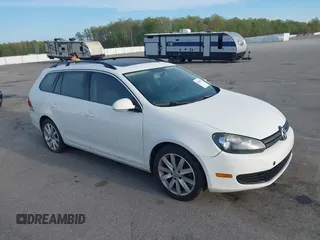 2011 Volkswagen Jetta SportWagen TDI with VIN 3VWPL7AJ7BM702061, listed as a IAAI auction lot 42088506 with 243,200 mi miles. Bid and sale history available at carsss.com. Image 1.