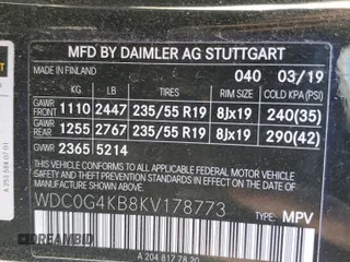 2019 Mercedes-Benz GLC 300 z VIN WDC0G4KB8KV178773, wystawiony jako Copart lot #47214385 z przebiegiem 62 831 mil mil oraz Nie do naprawy • Non repairable. Historia ofert i sprzedaży dostępna na DreamBid. Obrazek 13.