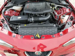 2018 Alfa Romeo Giulia with VIN ZARFAEDN0J7577037, listed as a Copart auction lot 54208215 with 54,175 mi miles and Salvage title. Bid and sale history available at DreamBid. Image 11.