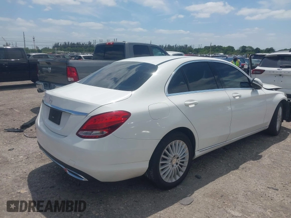 2017 Mercedes-Benz C 300 with VIN 55SWF4JB6HU186221, listed as a IAAI auction lot 42097933 with 102,901 mi miles and . Bid and sale history available at carsss.com. Image 4.