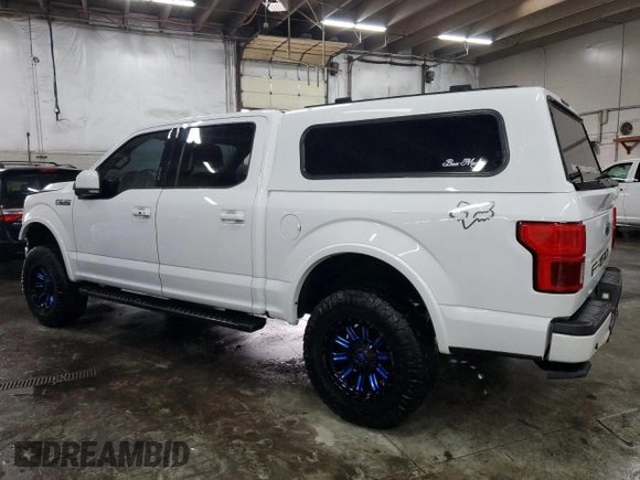 2020 Ford F-150 XL with VIN 1FTEW1E5XLKD39260, listed as a Copart auction lot 44714505 with 60,604 mi miles and Salvage Title. Bid and sale history available at carsss.com. Image 2.