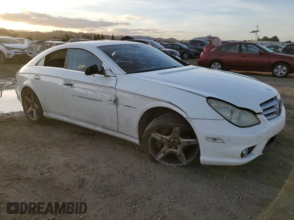 2006 Mercedes-Benz CLS-Class AMG with VIN WDDDJ76X66A014683, listed as a Copart auction lot 45760745 with 175,235 mi miles and Salvage Title. Bid and sale history available at carsss.com. Image 4.