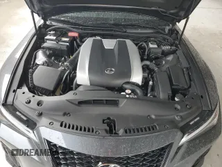 2024 Lexus IS 350 F Sport with VIN JTHBZ1B24R5076452, listed as a Copart auction lot 52170415 with 15,232 mi miles and Salvage title. Bid and sale history available at DreamBid. Image 11.
