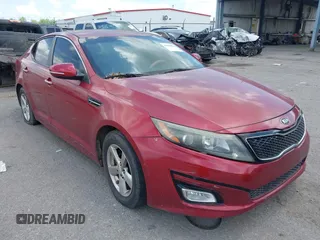 2015 Kia Optima LX z VIN 5XXGM4A70FG457288, wystawiony jako IAAI lot #42169036 z przebiegiem Nie podano mil oraz . Historia ofert i sprzedaży dostępna na DreamBid. Obrazek 1.