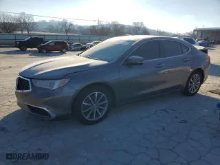 2018 Acura TLX with VIN 19UUB1F33JA000977, listed as a Copart auction lot 87850455 with 71,813 mi miles and Salvage Title. Bid and sale history available at carsss.com. Image 1.