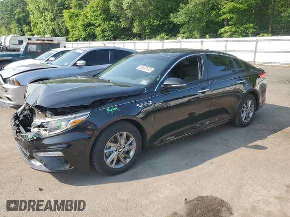 2019 Kia Optima LX with VIN 5XXGT4L35KG343407, listed as a Copart auction lot 59597635 with 71,470 mi miles and Salvage title. Bid and sale history available at DreamBid. Image 1.
