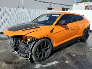 2023 Lamborghini Urus Performante z VIN ZPBUC3ZL7PLA26958, wystawiony jako Copart lot #47774945 z przebiegiem 9 787 mil mil oraz Szkoda całkowita • Salvage title. Historia ofert i sprzedaży dostępna na DreamBid. Obrazek 1.