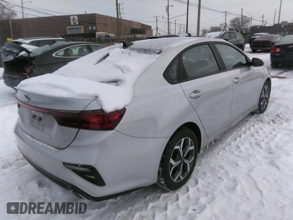 2021 Kia Forte FE with VIN 3KPF24AD0ME348407, listed as a IAAI auction lot 41342204 with 23,226 mi miles and . Bid and sale history available at carsss.com. Image 4.