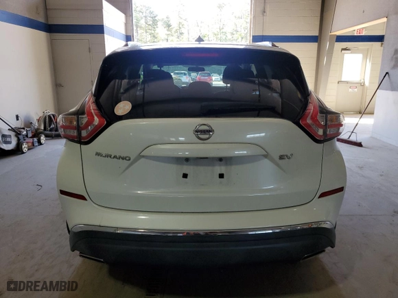 2016 Nissan Murano S with VIN 5N1AZ2MG6GN134405, listed as a Copart auction lot 52324945 with 113,034 mi miles and Salvage Title. Bid and sale history available at carsss.com. Image 6.